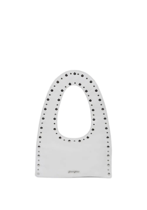 Gimaguas mini Franca studded-embellishment tote bag - White