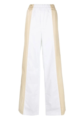 Fabiana Filippi two-tone wide-leg trousers - Neutrals