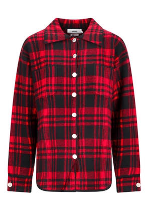 NOTSHY Jasper plaid pattern shirt - Red