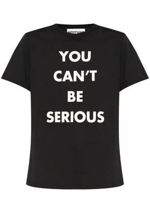 Moschino graphic-print t-shirt - Black