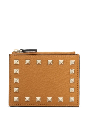 Valentino Garavani stud-embellished wallet - Orange