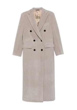 ERALDO double-breasted buttoned coat - Grey