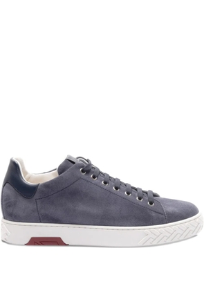 a.testoni Ravenna suede leather sneakers - Blue