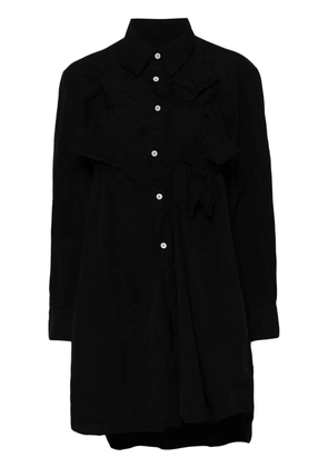 Comme Des Garçons longline button-up shirt - Black