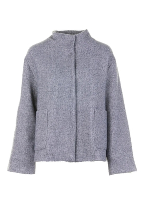 Vicario Cinque herringbone-pattern jacket - Grey