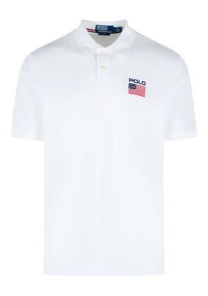 Polo Ralph Lauren logo-embroidered polo shirt - White