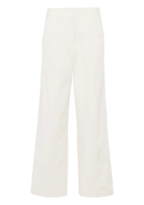 Forte Forte mid-rise straight-leg trousers - White