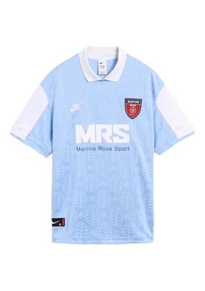 Nike x Martine Rose short-sleeves polo top - Blue