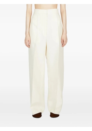 The Row pressed-crease trousers - White
