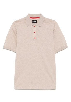 Kiton mélange-effect polo shirt - Neutrals