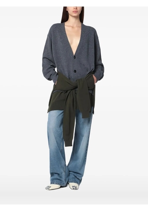 Stella McCartney buttoned two-tone cardigan - Grey