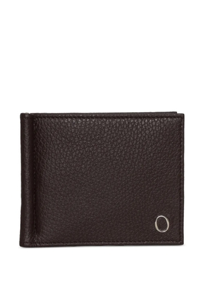 Orciani hammered-leather wallet - Brown
