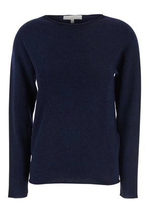 Antonelli raw-edge long-sleeve sweater - Blue