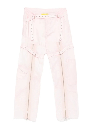 Marques'Almeida zip-detail trousers - Pink