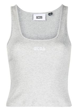 GCDS logo-print tank top - Grey