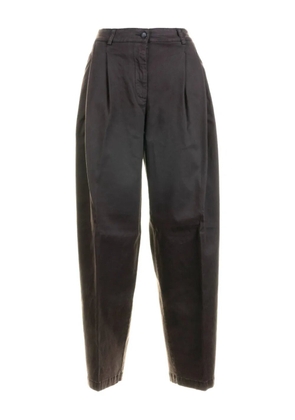 Seventy pleated-front trousers - Brown