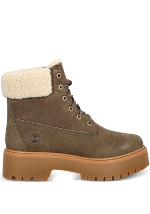 Timberland Stone Street faux-fur platform boots - Brown