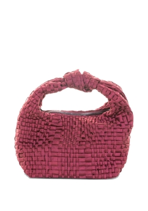 Maria La Rosa mini Datolite woven-texture shoulder bag - Red