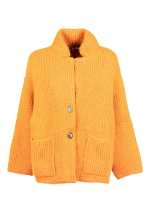Base Milano button pocket cardigan - Yellow