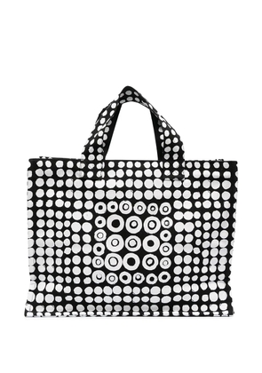 10 CORSO COMO motif print zip tote bag - Black