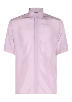 FENDI short-sleeve pinstripe shirt - Purple