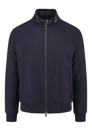 Corneliani Zip Padded Jacket - Blue