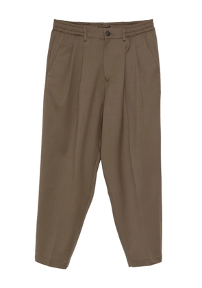 Low Brand pleated drawstring trousers - Brown