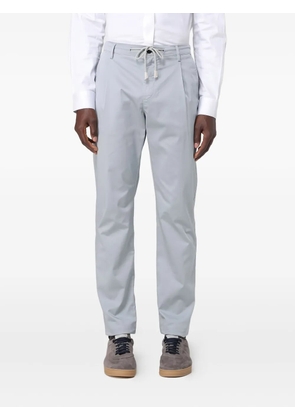 Eleventy drawstring pleated trousers - Blue