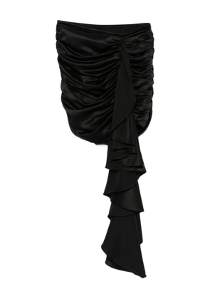 Rosanna Ocampo Moscova ruched mini kirt - Black