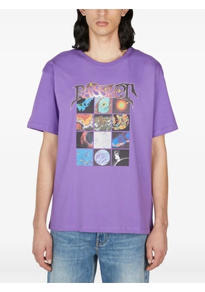 RASSVET crew-neck printed T-shirt - Purple