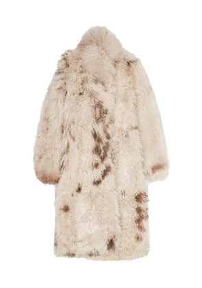 REMAIN shearling coat - Neutrals