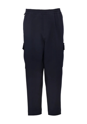 Low Brand elasticated-waist cargo pants - Blue