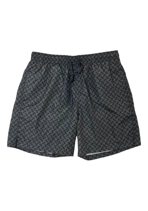 Drumohr patterned drawstring swim shorts - Grey