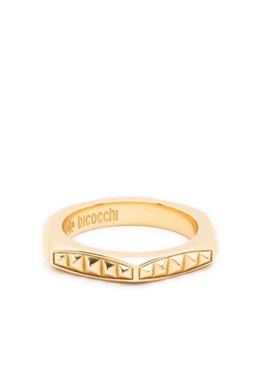 Emanuele Bicocchi Pyramid gold-tone ring