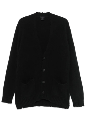 Avant Toi brushed cardigan - Black