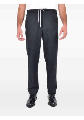 Boglioli pinstripe drawstring trousers - Grey