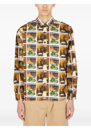 Sky High Farm cotton shirt - Brown