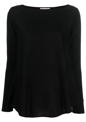Wild Cashmere fine knit jumper - Black