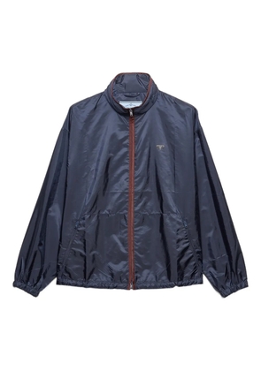 Prada elasticized-cuff zip-fastening jacket - Blue