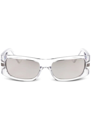 Versace Eyewear logo-plaque sunglasses - White
