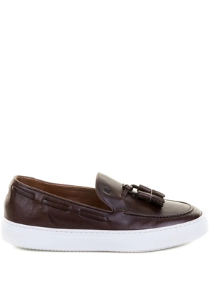 Fratelli Rossetti tassel-detail leather loafers - Brown