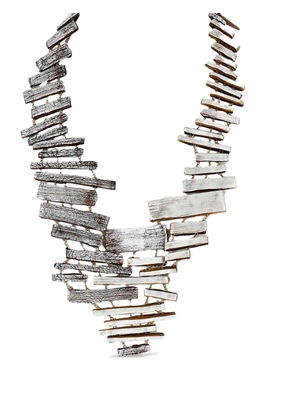 GFW handmade rectangular-shapes necklace - Silver