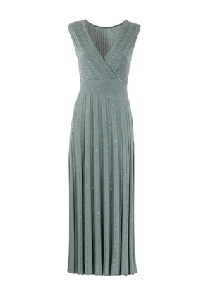 D.Exterior sequin-embellished midi dress - Blue