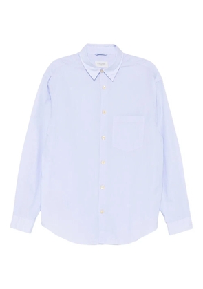 Tintoria Mattei long-sleeved cotton shirt - Blue