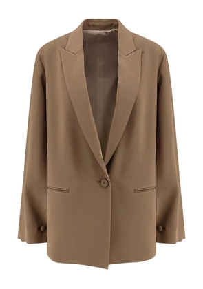 Alberta Ferretti long-sleeve blazer - Brown
