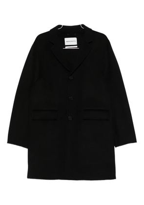 AMARÁNTO button-fastening coat - Black