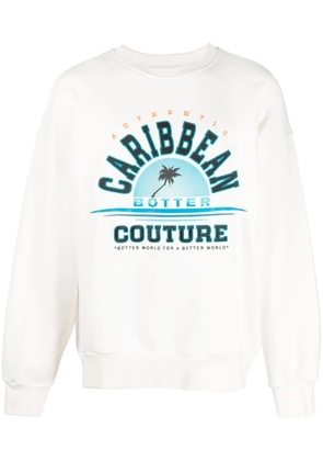Botter graphic-print organic-cotton sweatshirt - White