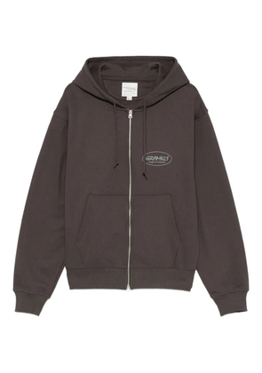 Gramicci zip-up hoodie - Brown