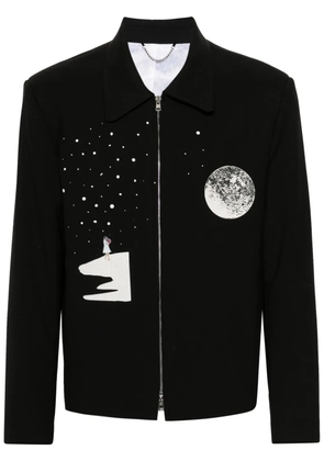 Limitato x Tom Hammick Dreamers illustration-print shirt jacket - Black