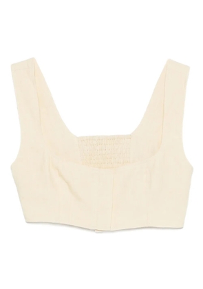 Le Kasha square-neck top - Yellow